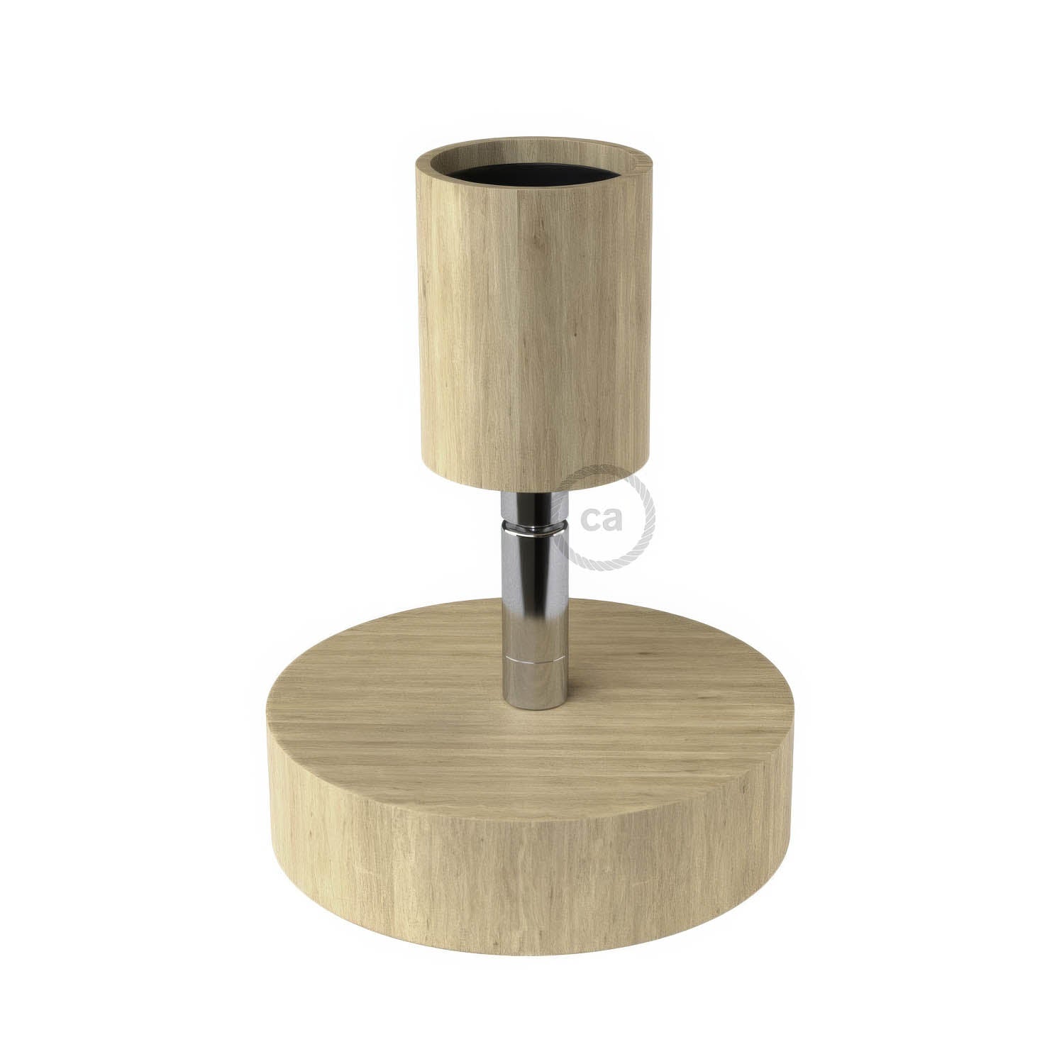 Fermaluce Wood 90°, the natural wood flush light for your wall or ceiling - Neutral