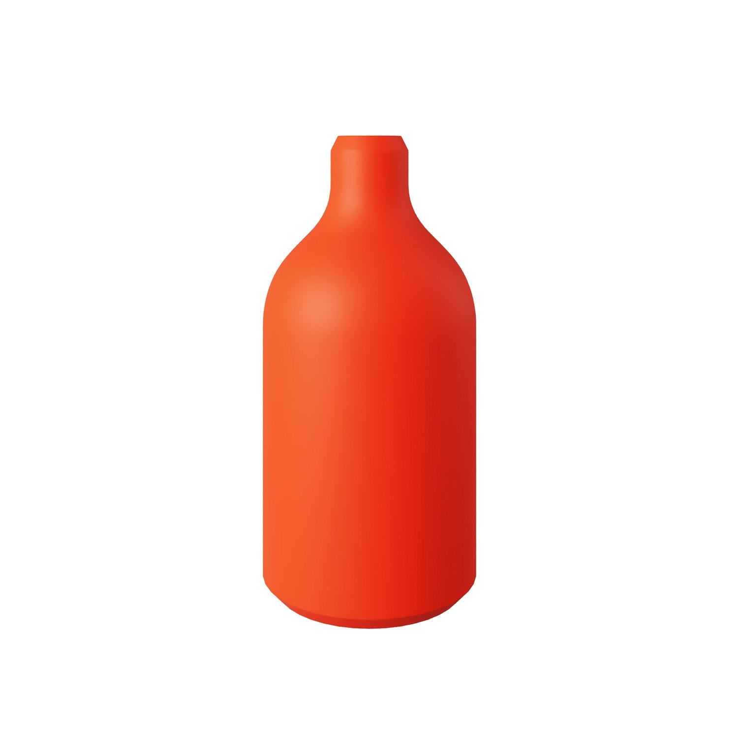 Silicone E26 socket kit with hidden cable clamp - Orange