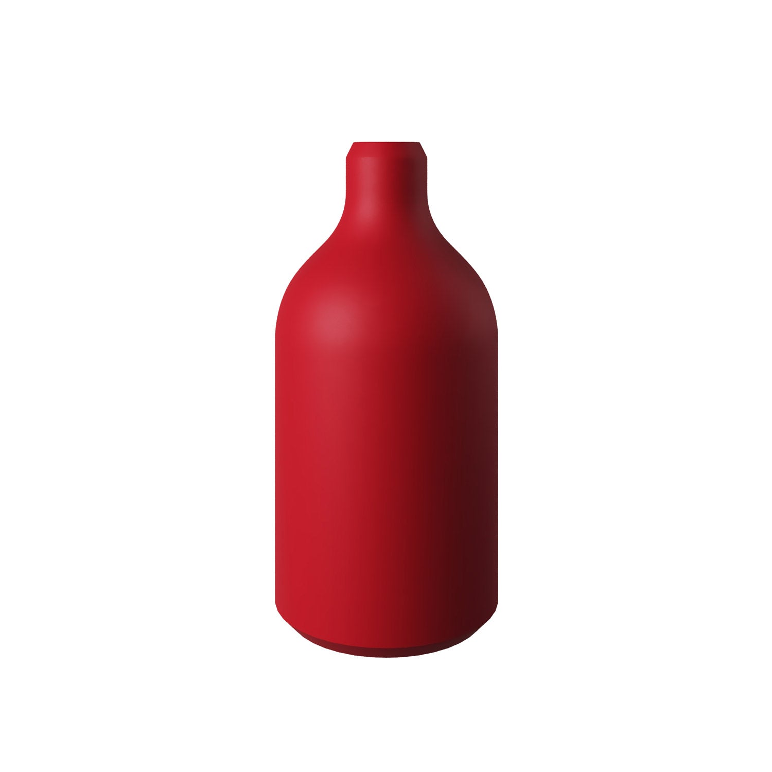 Silicone E26 socket kit with hidden cable clamp - Red