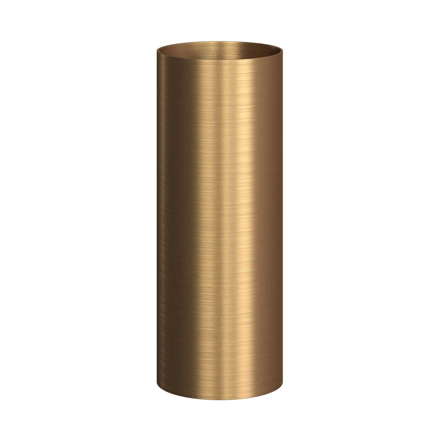 Tub-E12, spotlight pipe with E12 double ferrule socket - Brushed bronze