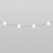 Outdoor 4-Light String Light for wet locations Olive Green, Power supply with US plug - Marina4 Cherry
