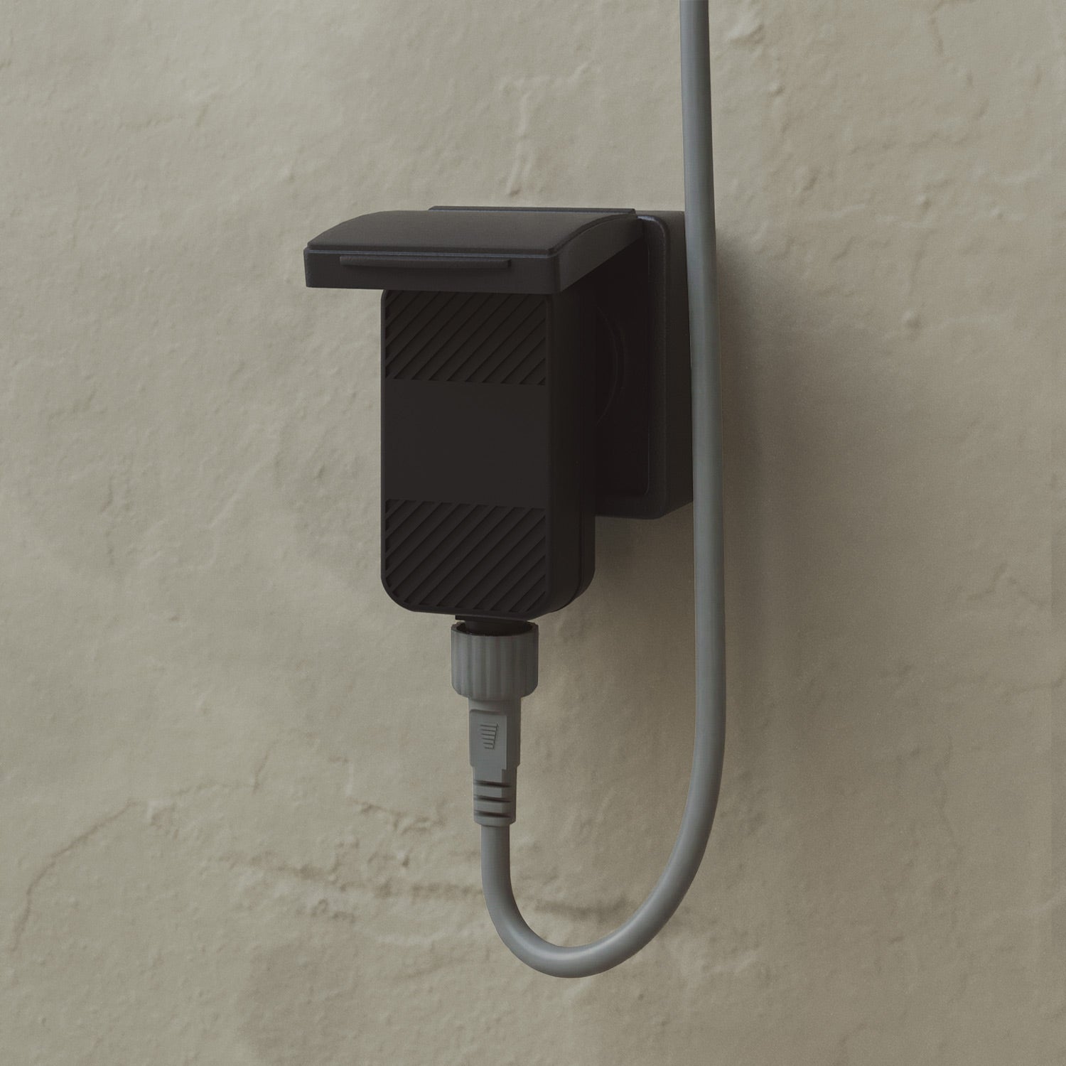 Outdoor 4-Light String Light for wet locations Gray, Power supply with US plug - Marina4 Cherry