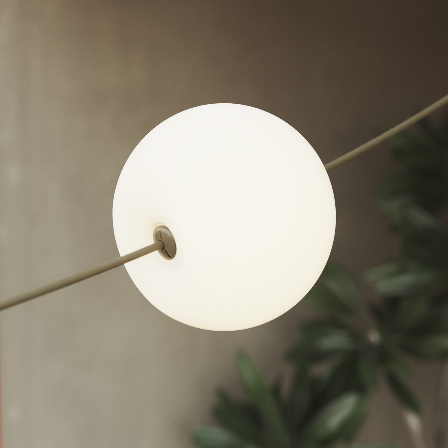 Outdoor 4-Light String Light for wet locations Olive Green, Power supply with US plug - Marina4 Cherry