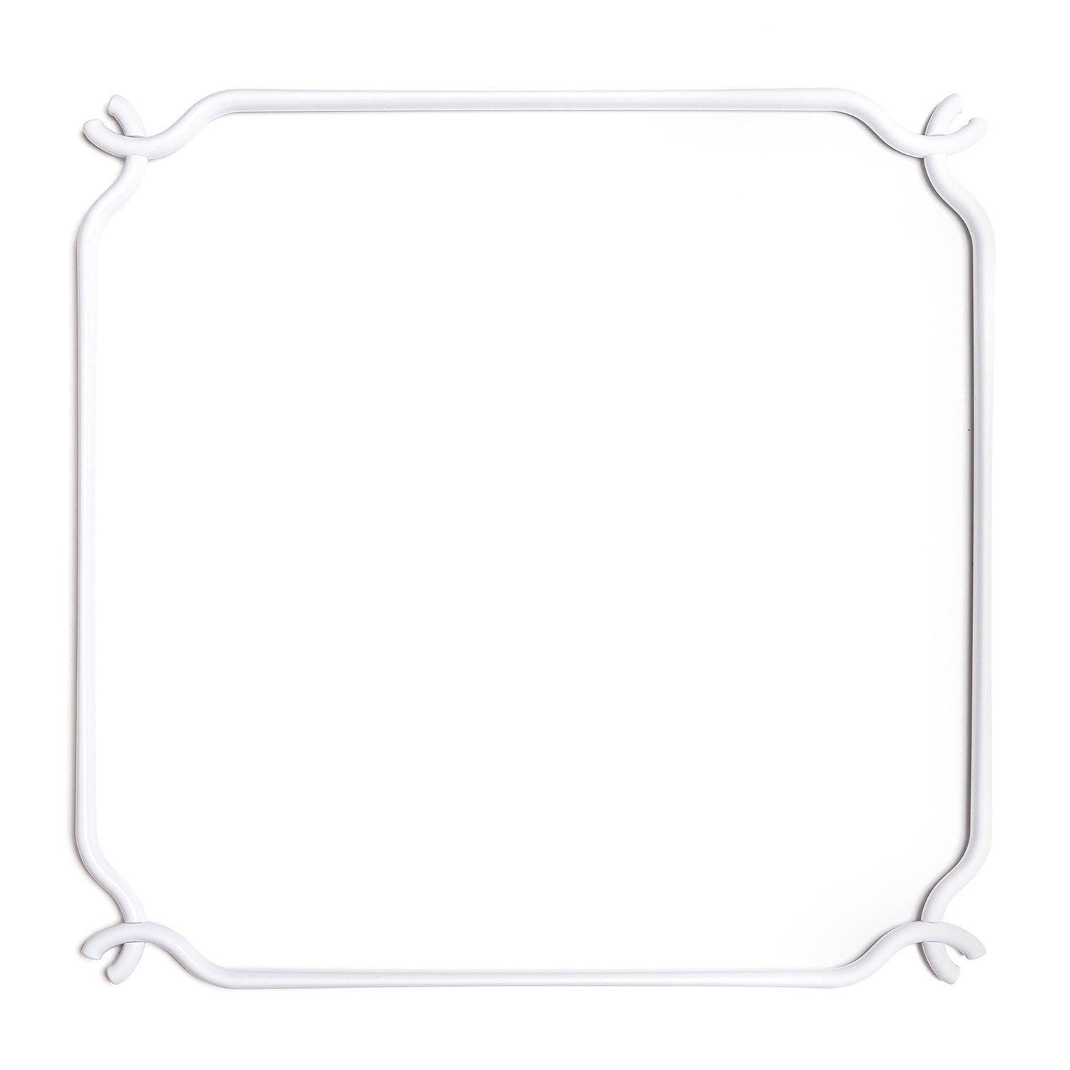 Cage Quadrato - Struttura per lampadari - Bianco M - L 48 cm