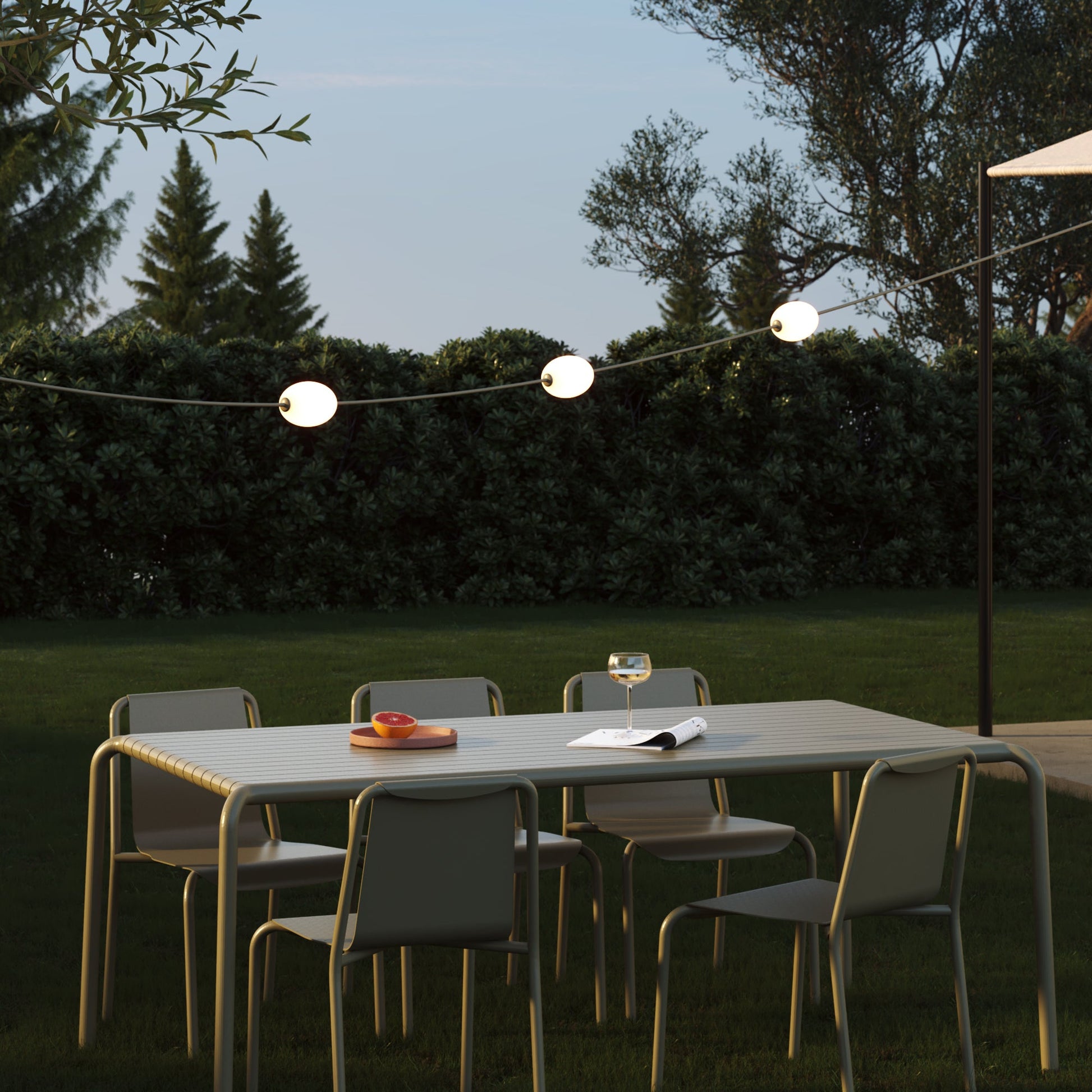 Cavo di connessione tra paralumi 70/140 cm (27 9/16" / 55 1/8") - Marina - Verde oliva 70 cm (27 9 16")