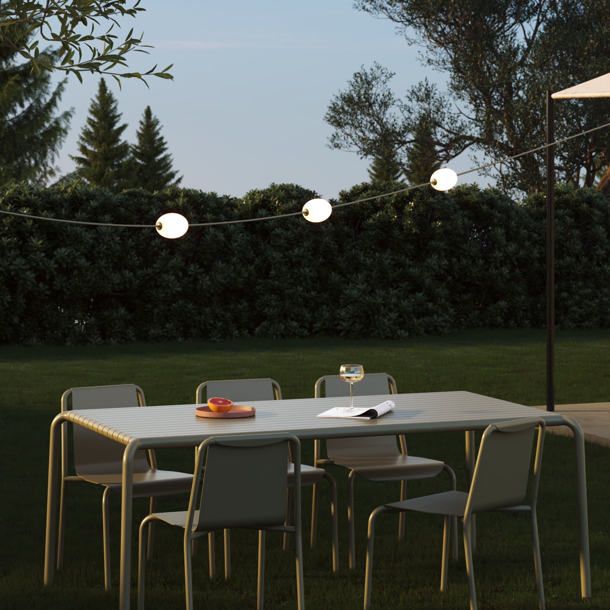 Cavo di connessione tra paralumi 70/140 cm (27 9/16" / 55 1/8") - Marina - Verde oliva 70 cm (27 9 16")