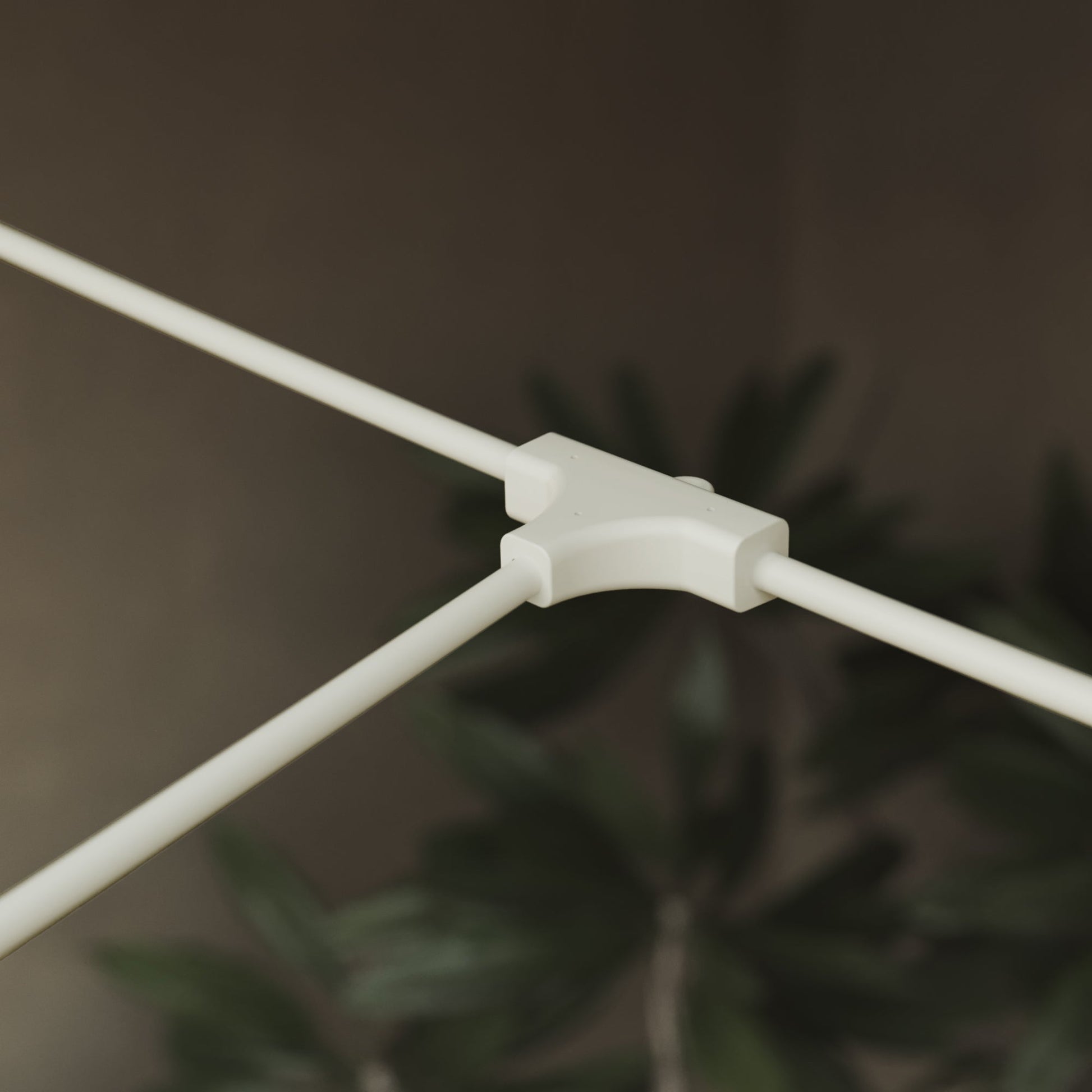 Cavo di connessione tra paralumi con forma a T - Marina - Bianco sabbia