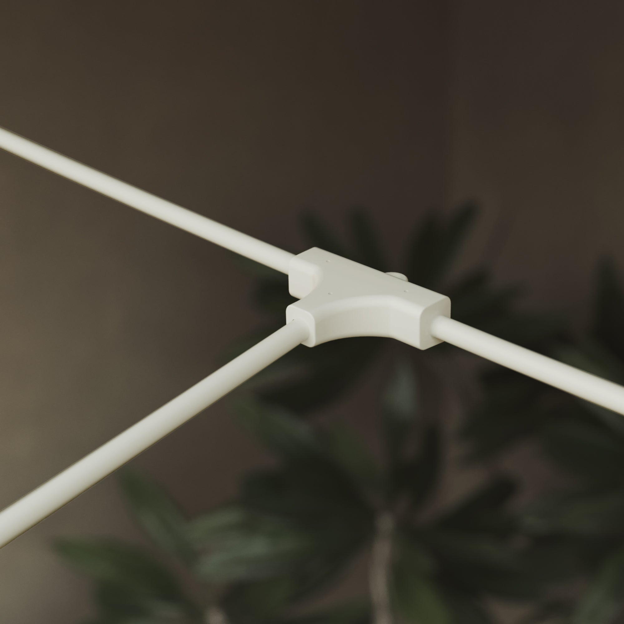 Cavo di connessione tra paralumi con forma a T - Marina - Bianco sabbia