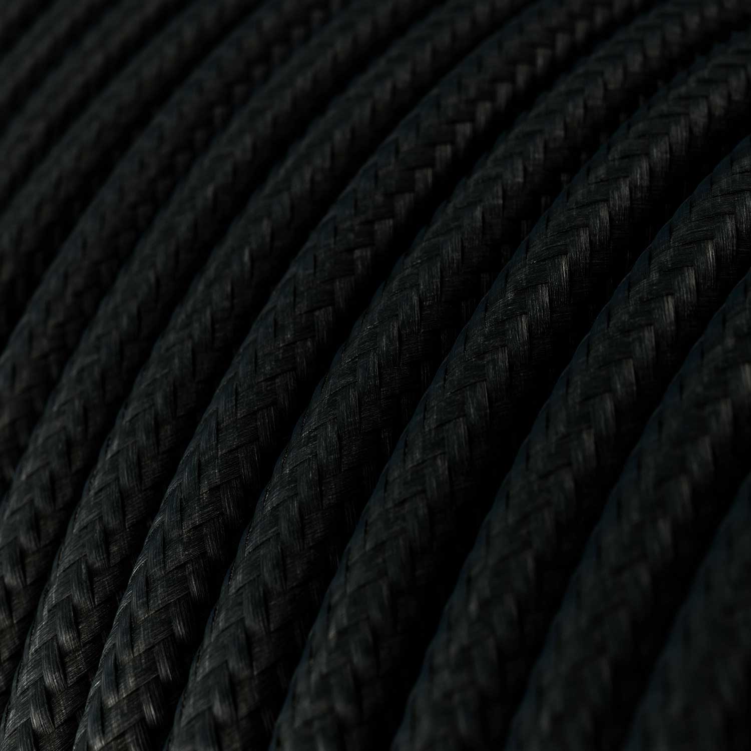 Cloth Covered Wire - Black Rayon RM04 - UL Listed