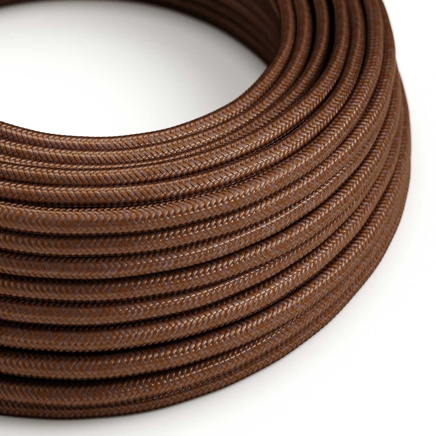 Cloth Covered Wire - Glossy Rust RM36 - UL Listed