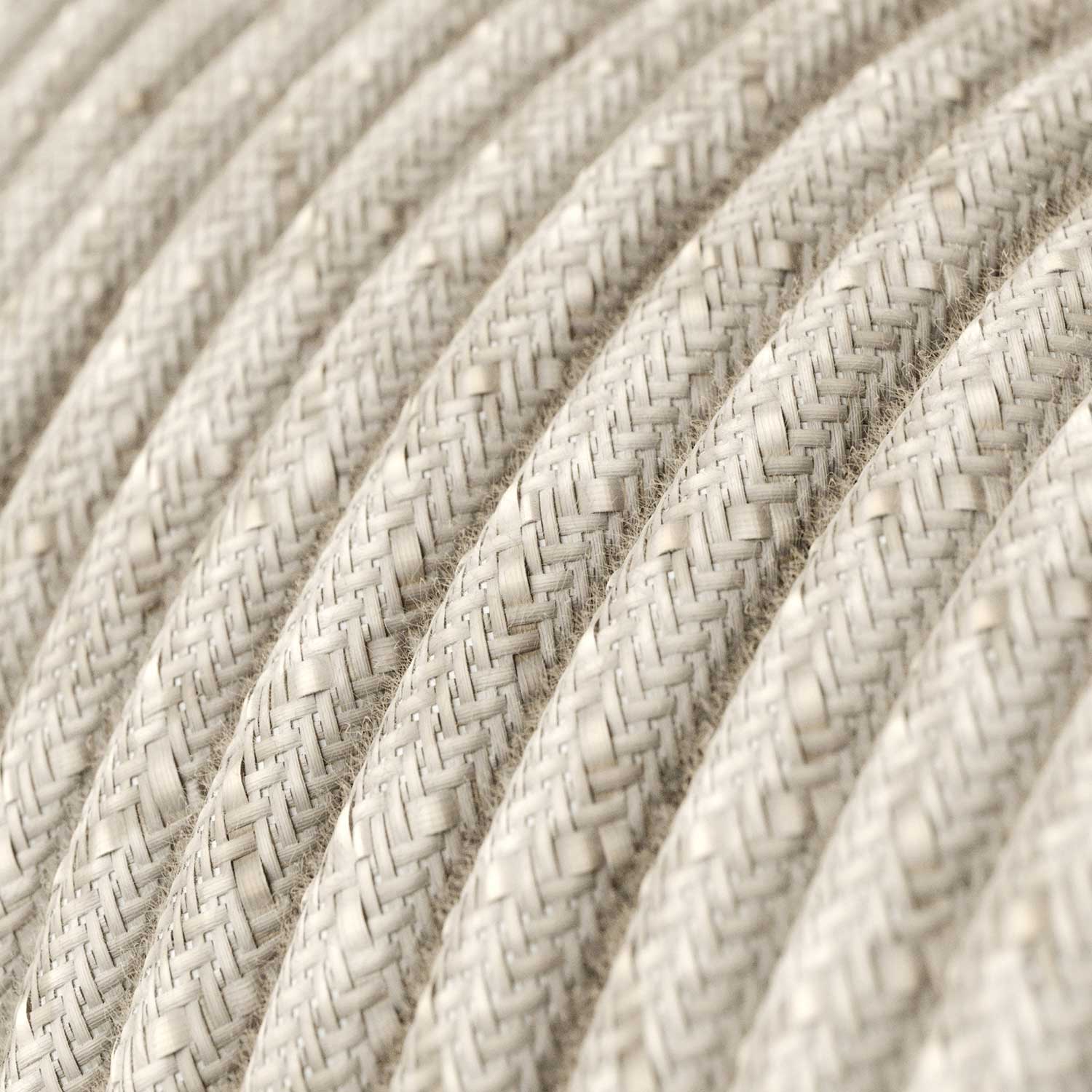 Cloth Covered Wire - Natural Linen RN01 - UL Listed