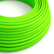 Cloth Covered Wire - Neon Green RF06 - UL Listed