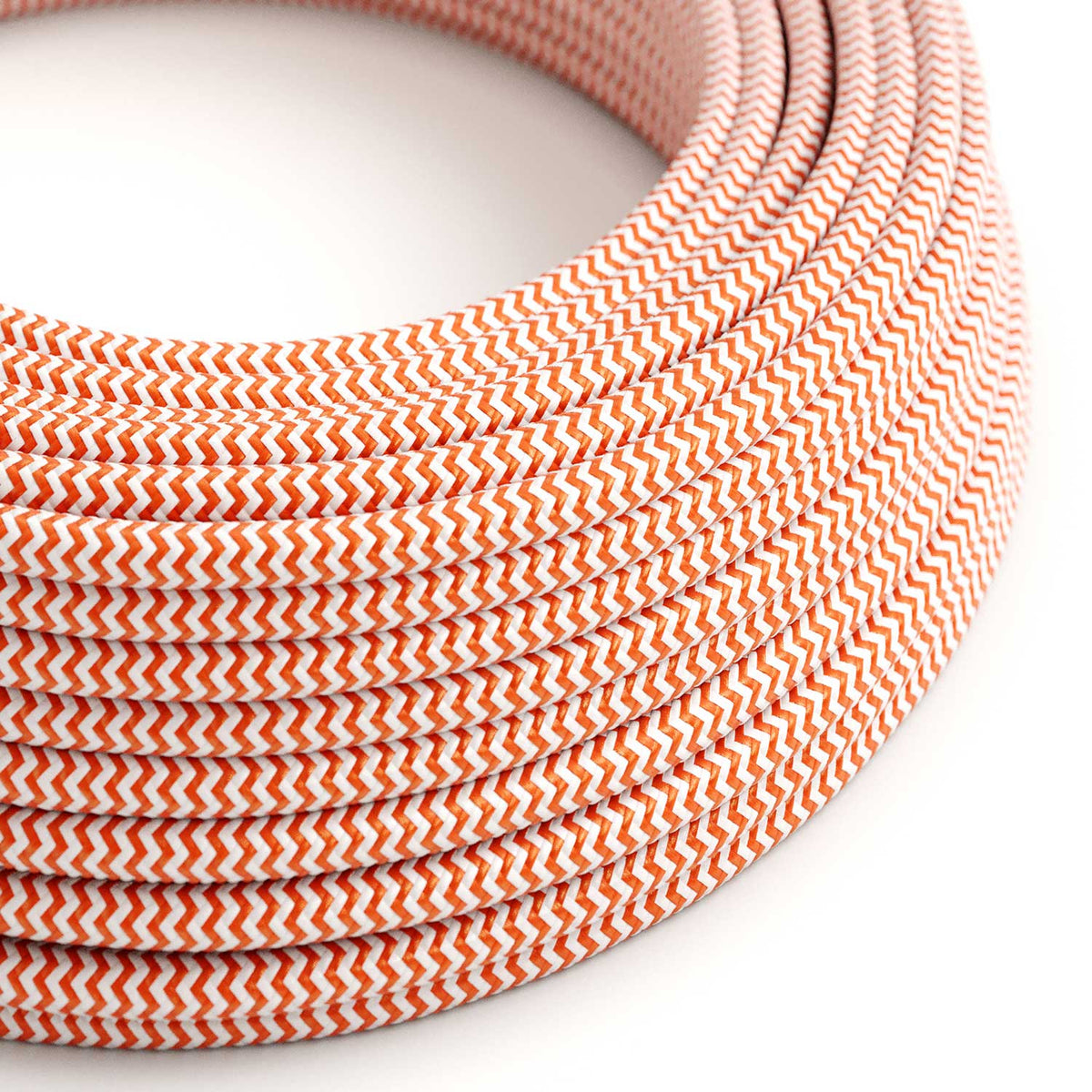 Cable eléctrico redondo recubierto de espiga naranja y blanca - RZ15 ...