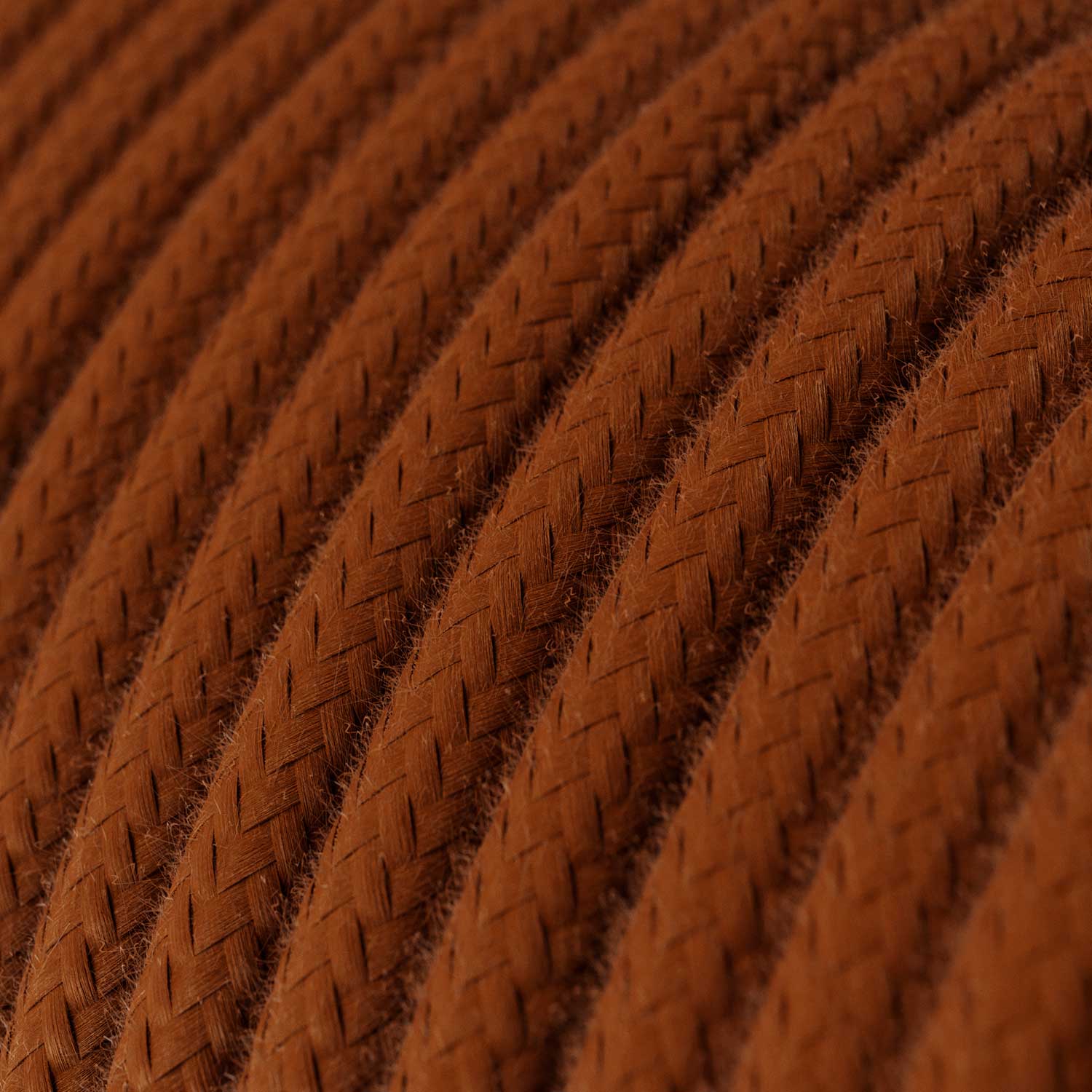 Cloth Covered Wire - Rust Cotton RC23 - UL Listed