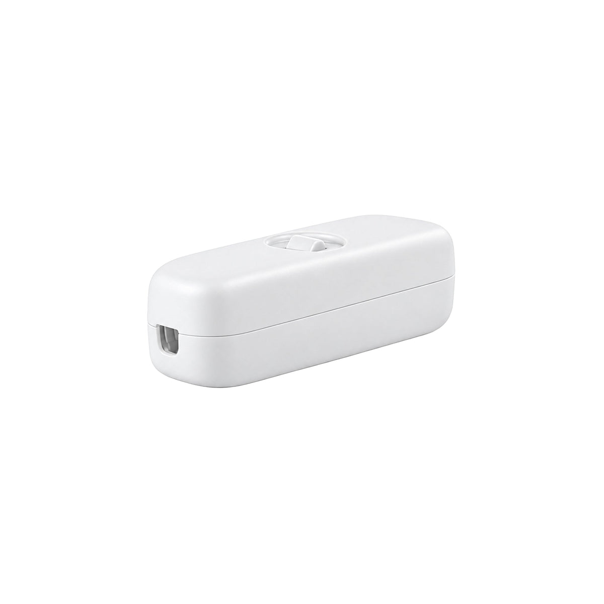 Dimmer universale per lampade da tavolo con pulsante a pressione per lampadine LED e incandescenza - Design by Achille Castiglioni - Bianco