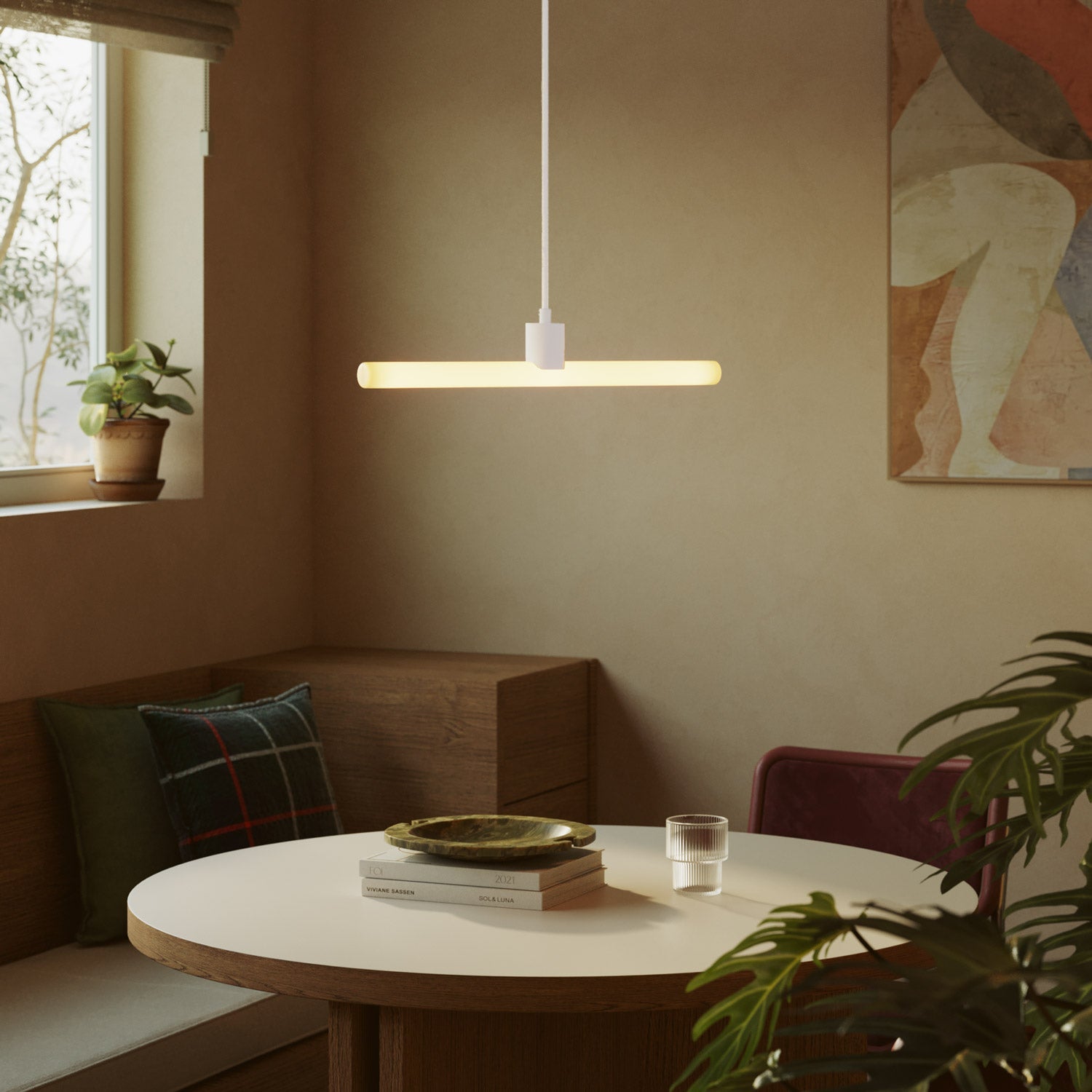 Esse14 Pendant Light with S14d Socket - White