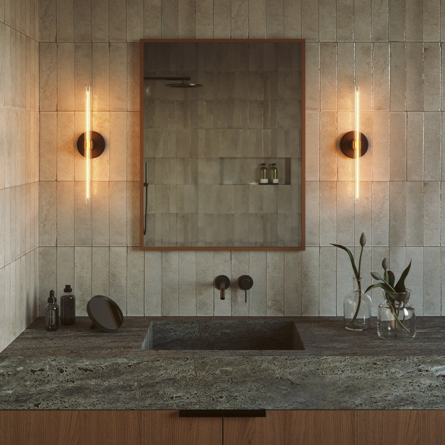 Fermaluce Esse14 Wall or Ceiling Mount for S14d LED Light Bulb - Black