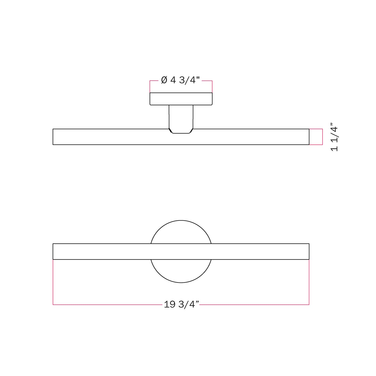 Fermaluce Esse14 Wall or Ceiling Mount for S14d LED Light Bulb - White