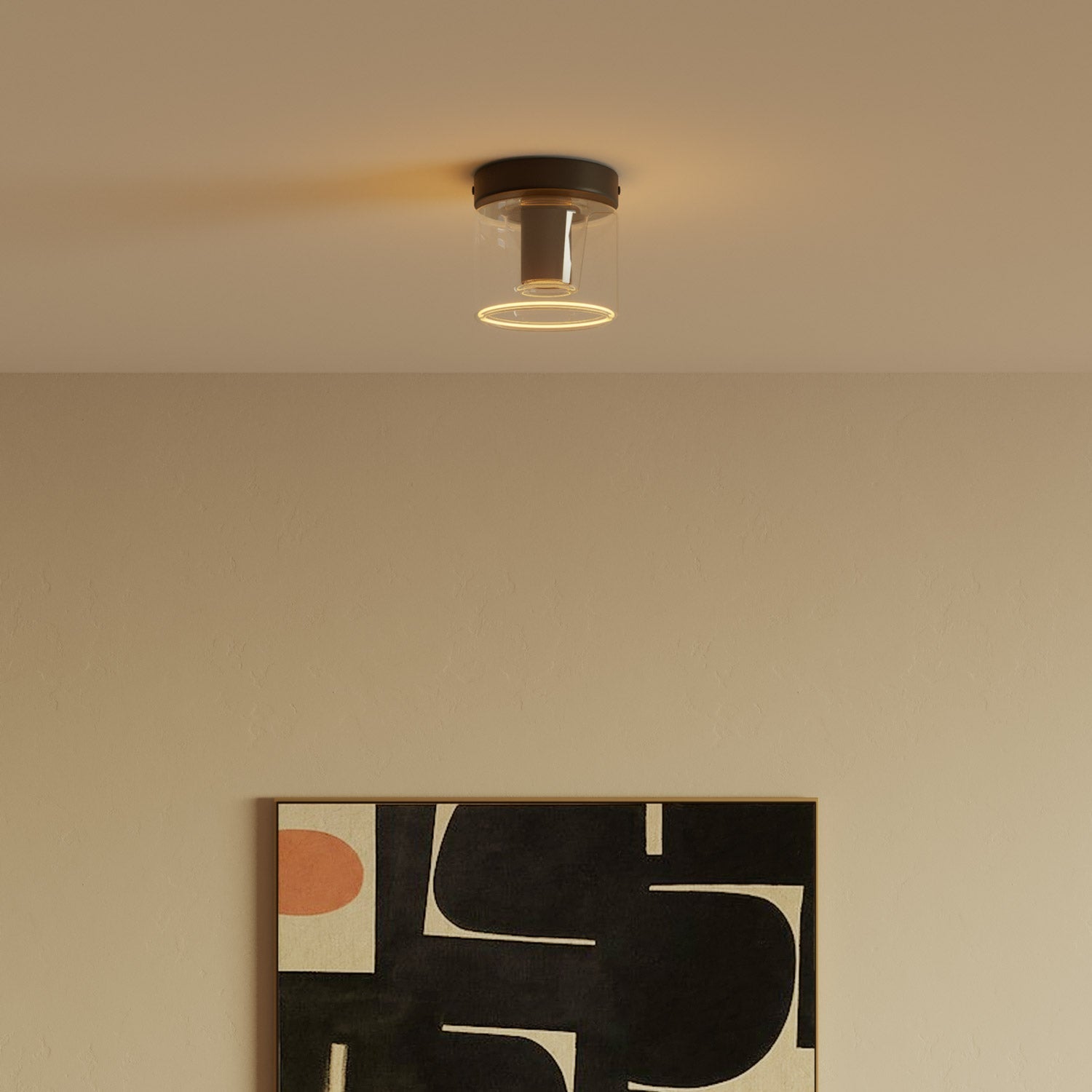 Fermaluce wall lamp Black with G03 bulb