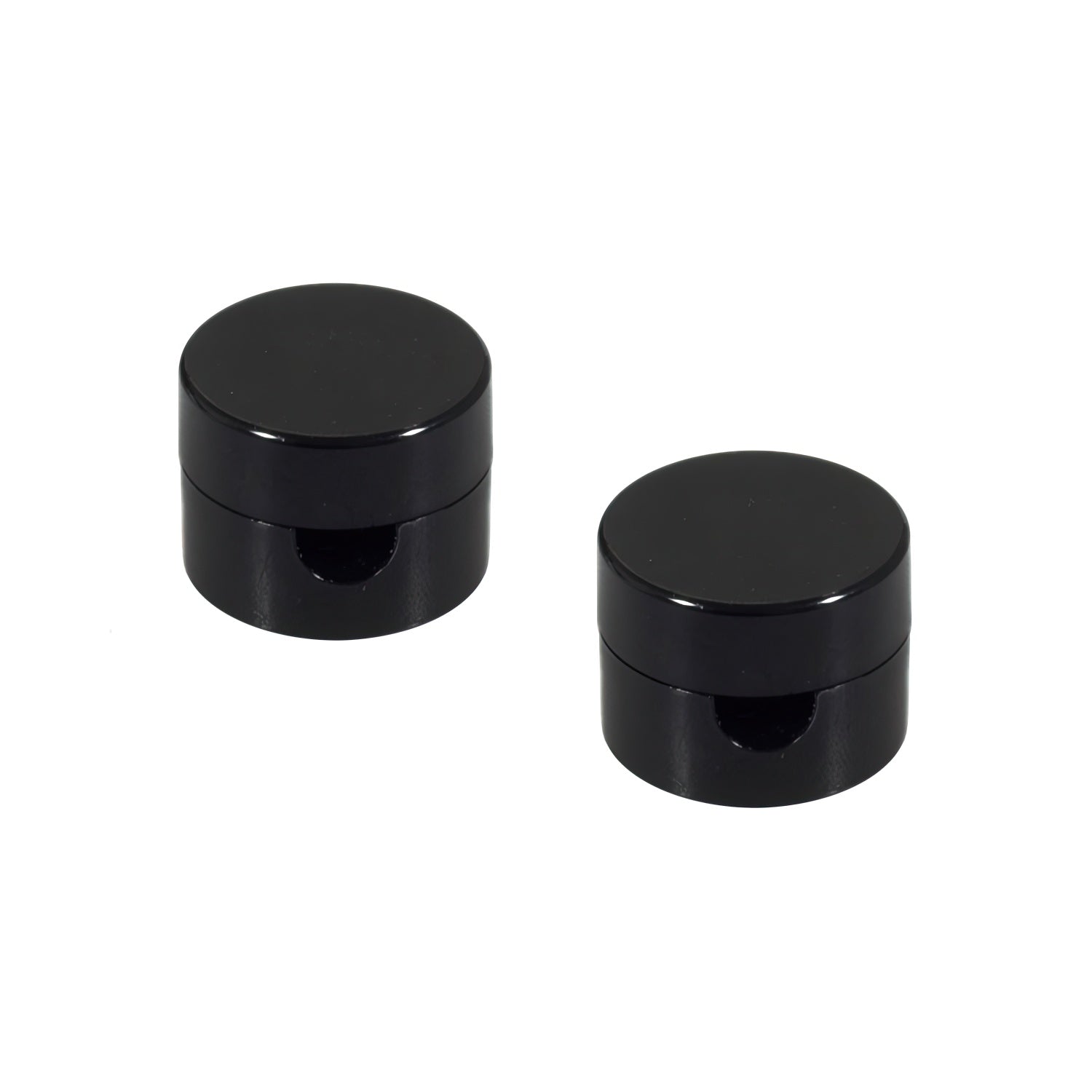 Fissaggio a parete passacavo universale per cavo tessile per illuminazione 2x0,75 e 3x0,75 - Nero