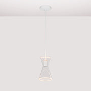 Ghost Double Cone Pendant Lamp - Matte White