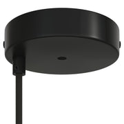 Kit rosone cilindrico in metallo Ø 120 mm a 2 fori centrali e decentrati - Nero Opaco