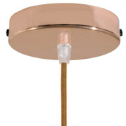 Kit rosone cilindrico in metallo - Rame Conico