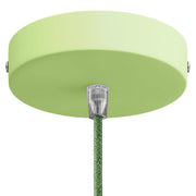 Kit rosone cilindrico in metallo - Verde prato