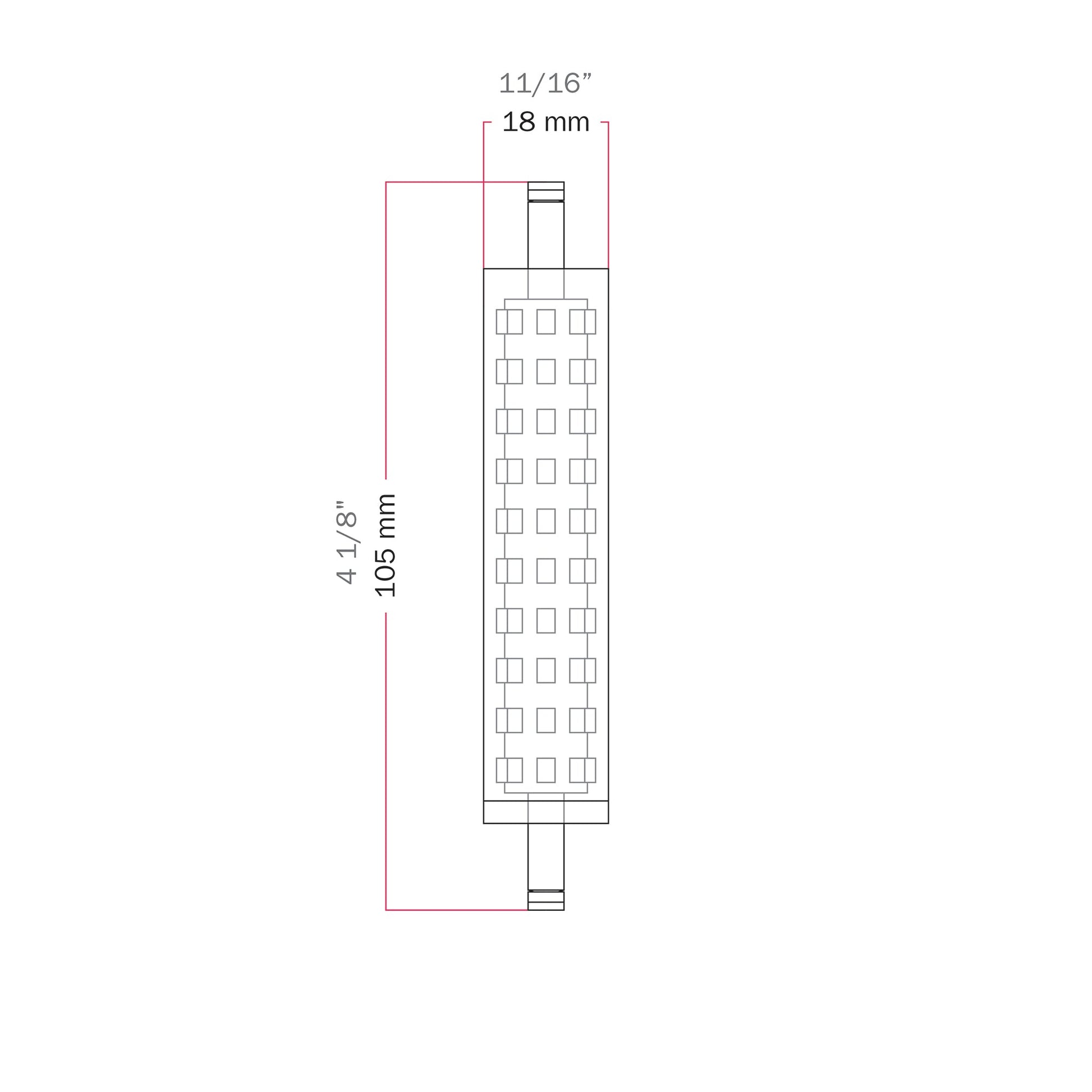 Lampadina modulo LED 24V 2W - Marina