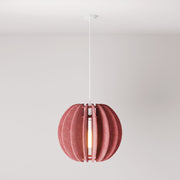LAMPSHHADE - Pendant Lamp with Elliptical Shade - Rose melange