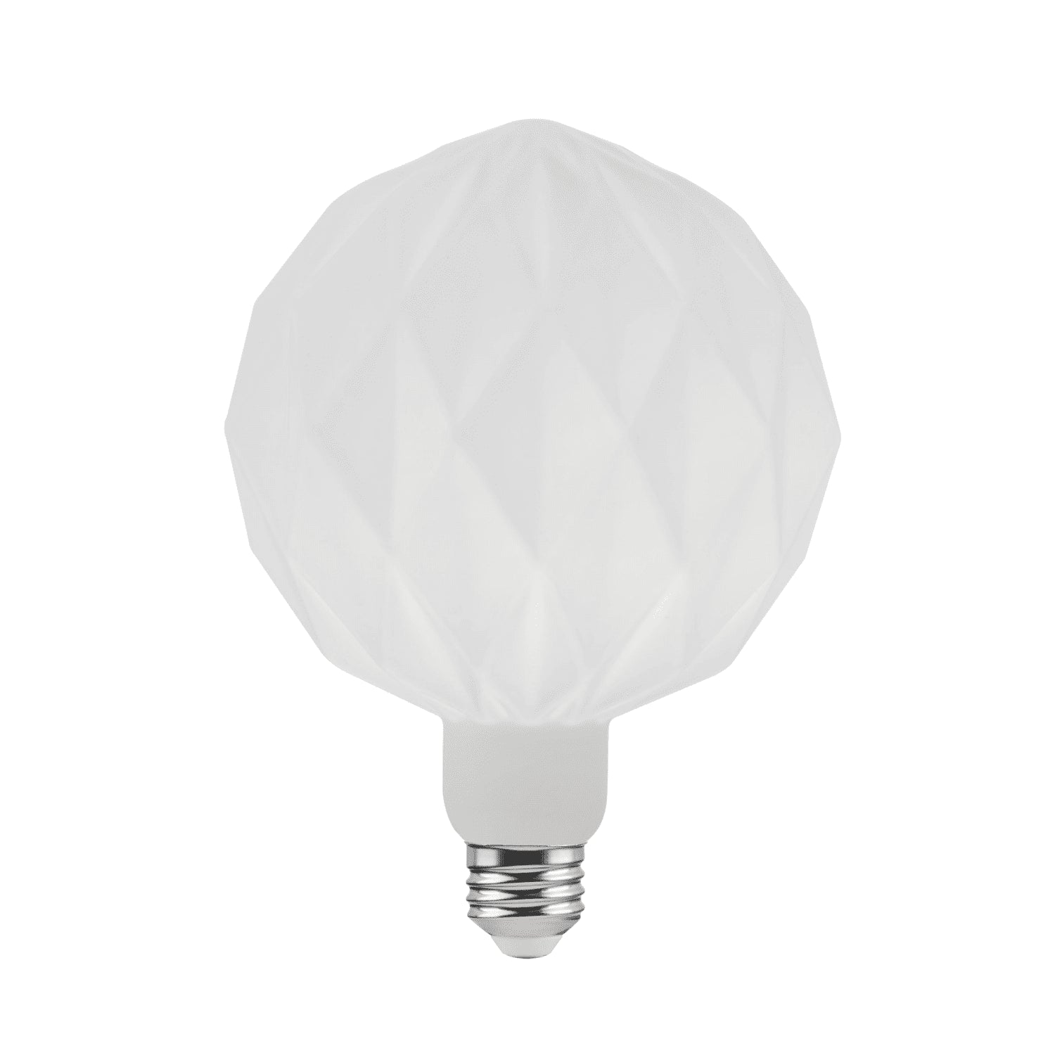 LED Light Bulb Matte White Diamond G150 6W 540Lm E26 2700K - Diamond 150