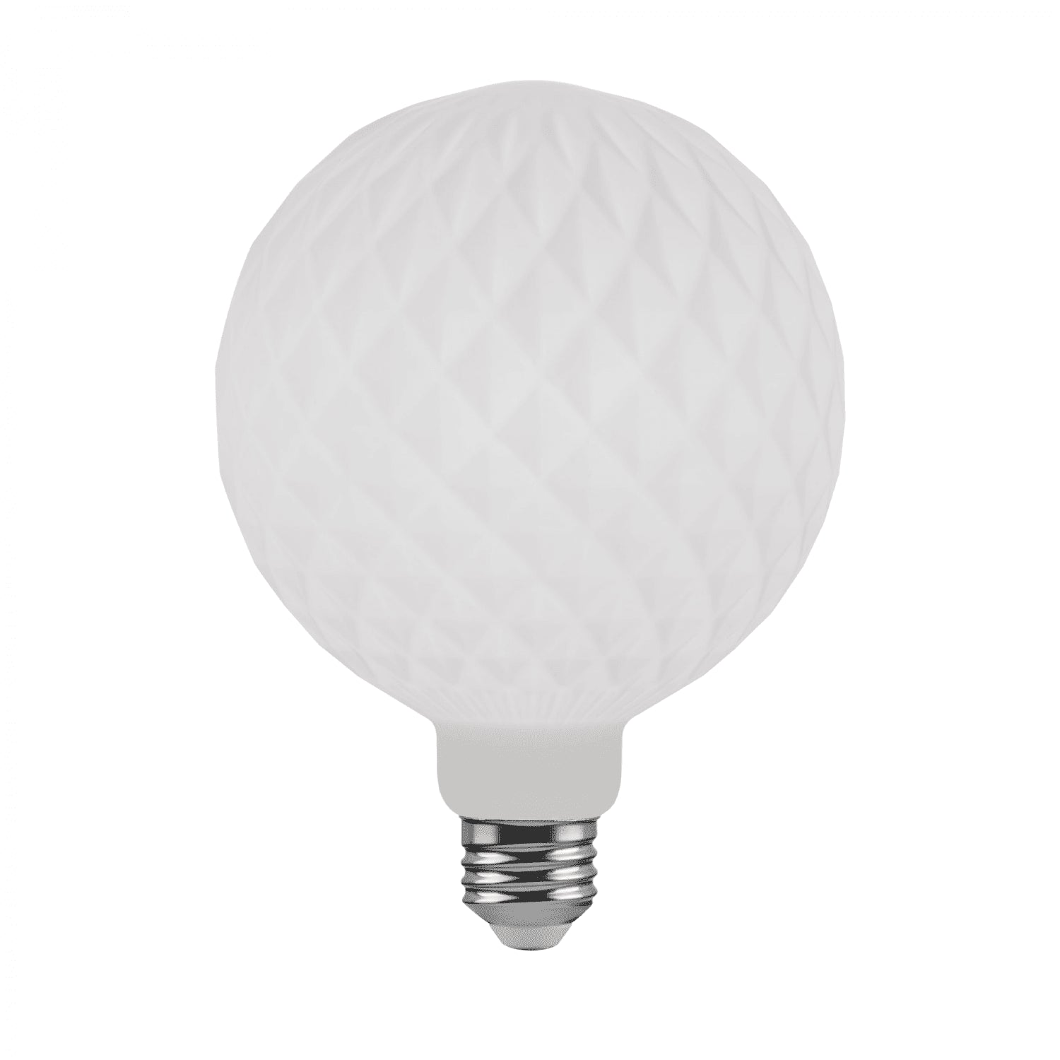 LED Light Bulb Matte White Pineapple G40 6W 540Lm E26 2700K - Pineapple 40