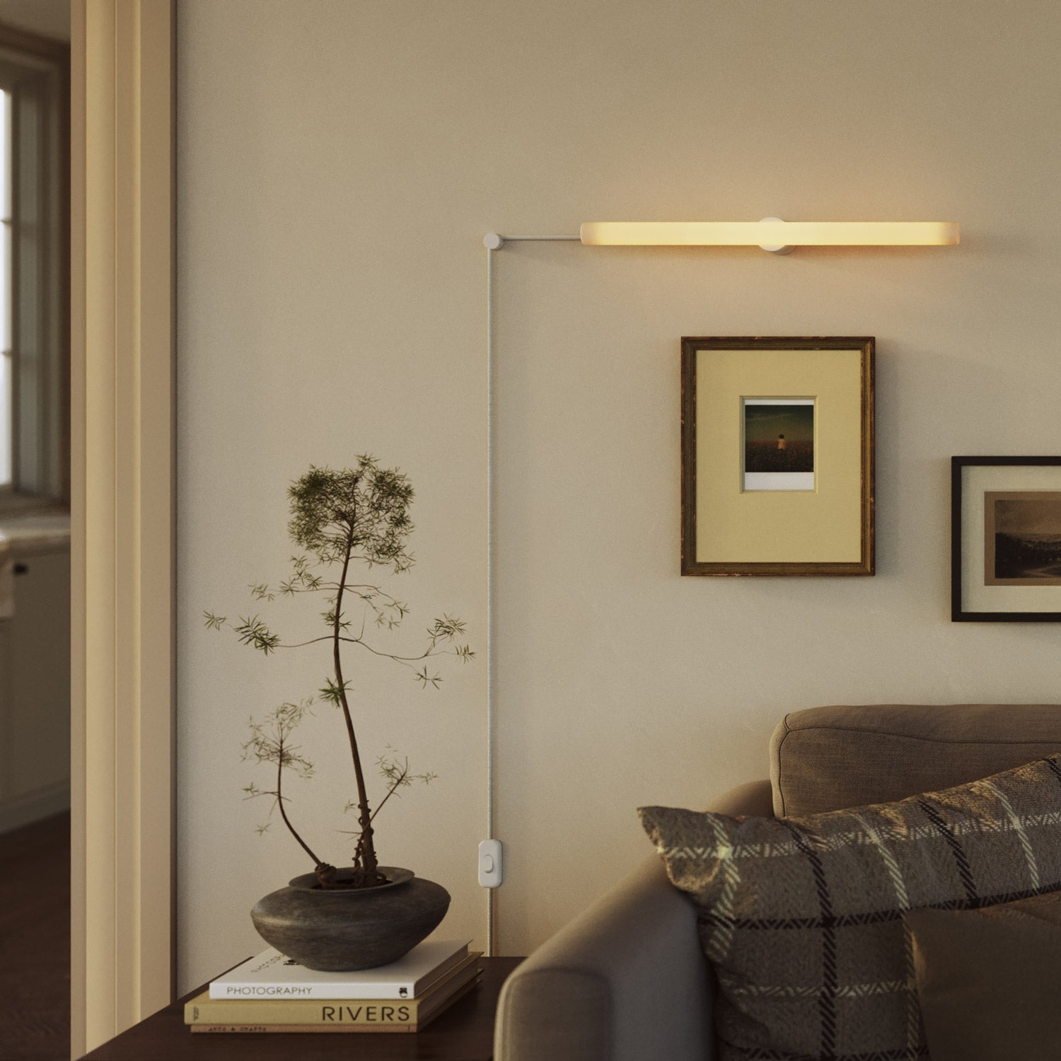 LED Linear Porcelain Effect S14d Light Bulb CRI 90 - length 500 mm 7W 560Lm 2700K Dimmable - S12