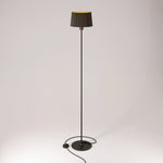 MAG-Y floor lamp with Athena fabric shade - Black