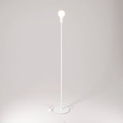 MAG-Y floor lamp with visible bulb - Matt white