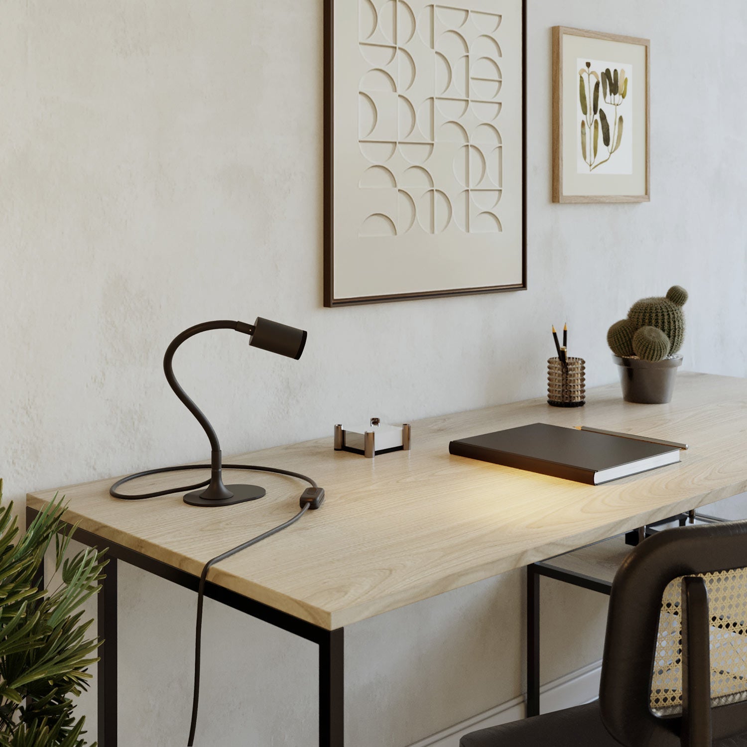 MAG-Y spotlight with adjustable extension - Black