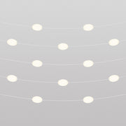 Outdoor 12-Light String Light for wet locations White Sand, Power supply with US plug - Marina12