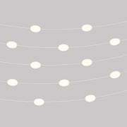 Outdoor 12-Light String Light for wet locations White Sand, Power supply with US plug - Marina12