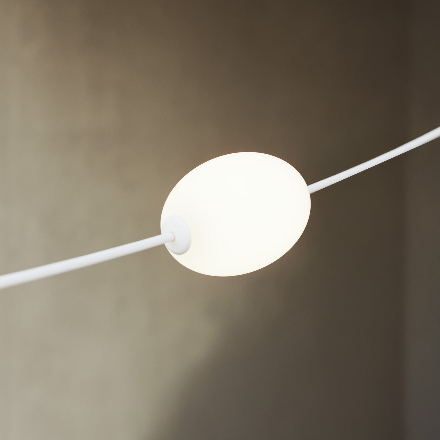 Outdoor 3-Light String Light for wet locations White Sand, Power supply with US plug - Marina3