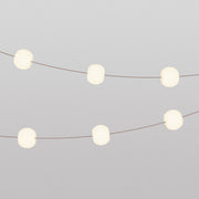 Outdoor 6-Light String Light for wet locations Desert Brown, Power supply with US plug - Marina6 Cherry 70 cm