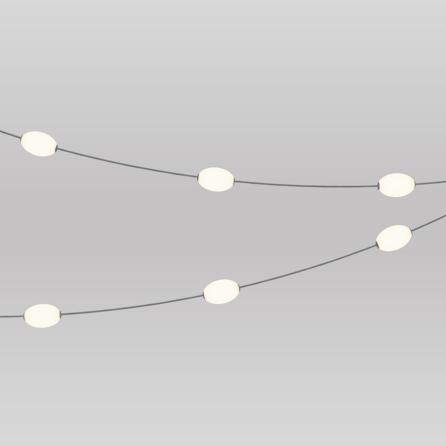 Outdoor 6-Light String Light for wet locations Gray, Power supply with US plug - Marina6