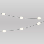 Outdoor 6-Light String Light for wet locations Gray, Power supply with US plug - Marina6