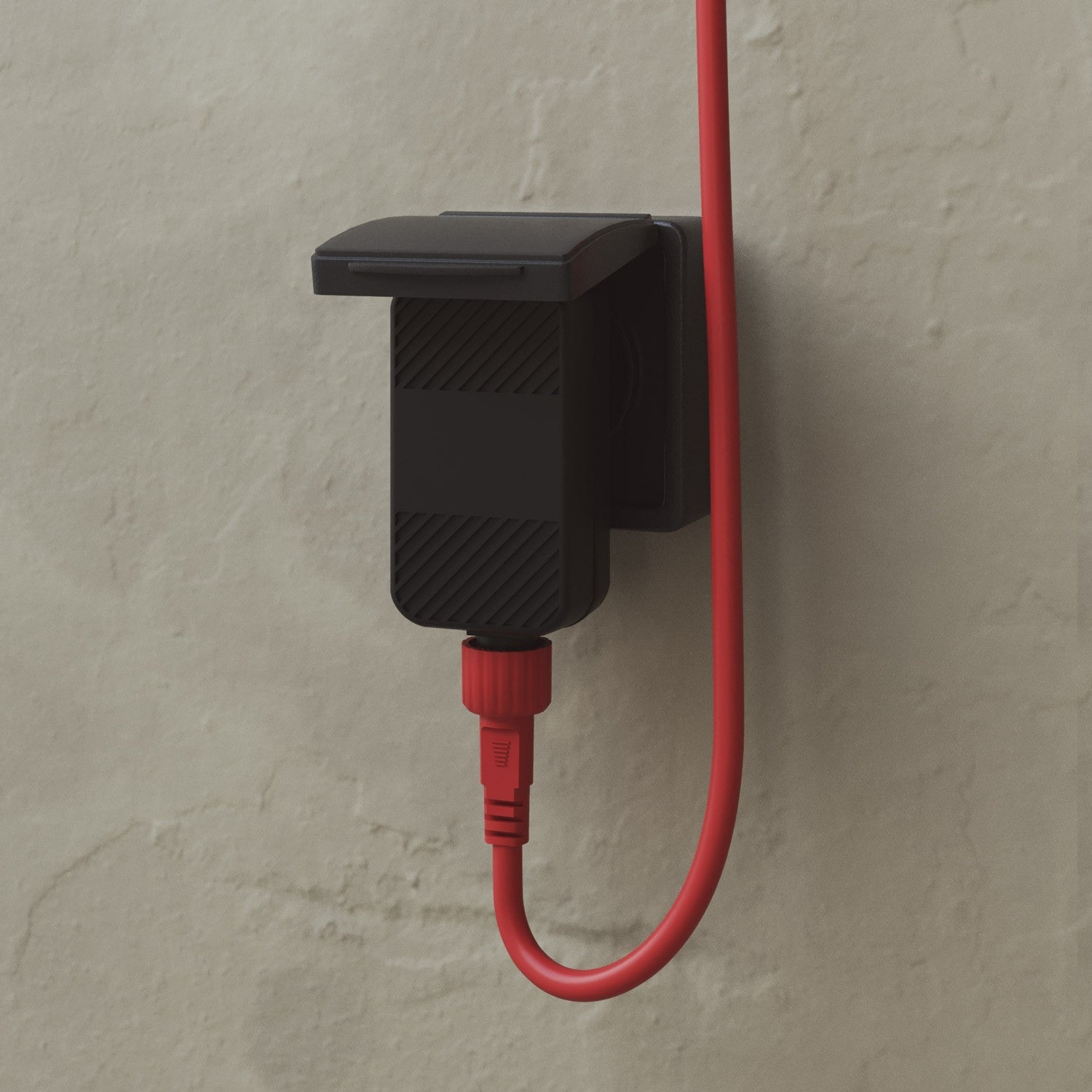 Outdoor 6-Light String Light for wet locations Starfish Red, Power supply with US plug - Marina6 Cherry