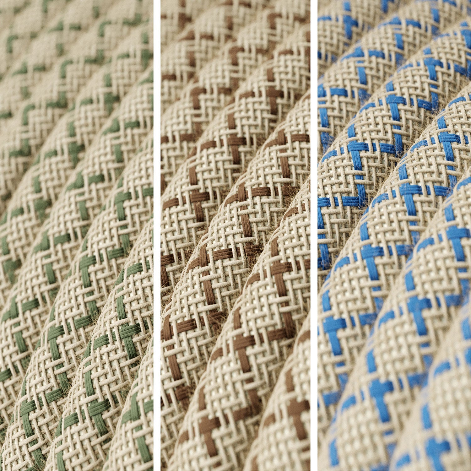 Paralume Cablò multicolor 100 cm e cavi Losanga