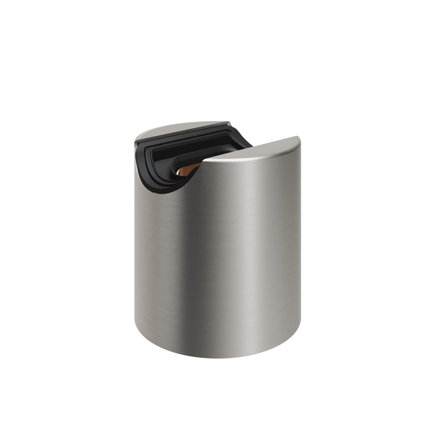 Portalampada S14d in metallo da parete o soffitto - Titanio satinato