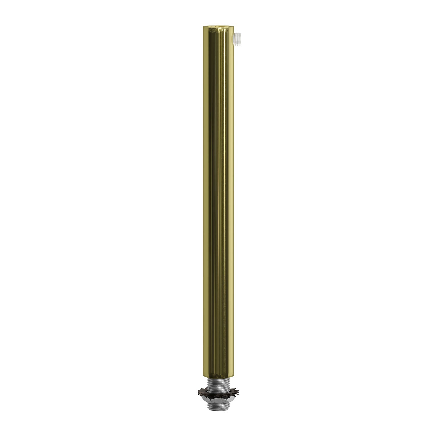 Serracavo cilindrico in metallo lunghezza 15 cm completo di tige, dado e rondella - Ottone