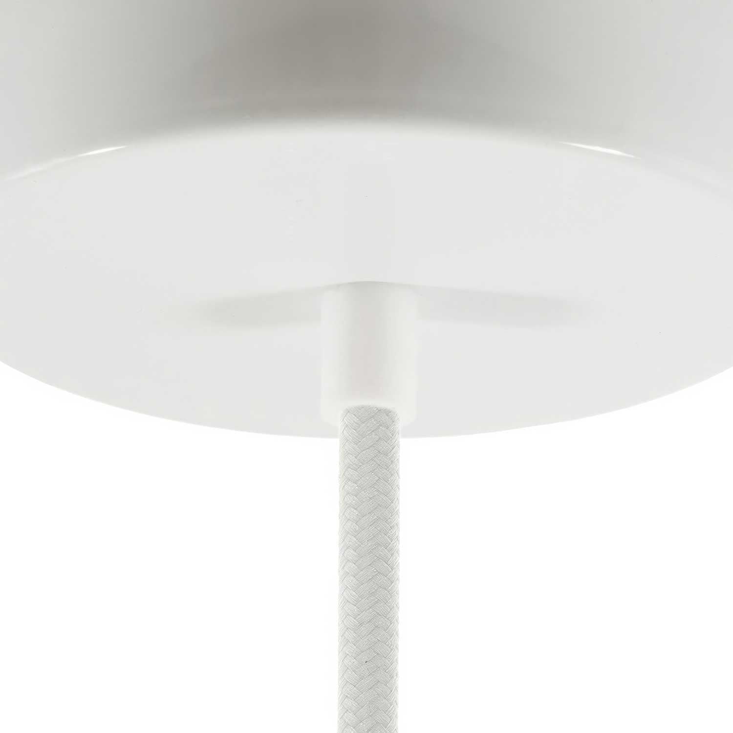 Serracavo cilindrico in plastica completo di tige, dado e rondella - Bianco