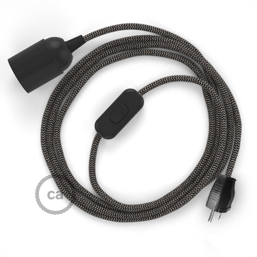 SnakeBis - Wiring with socket and Zig-Zag fabric cable - RD74