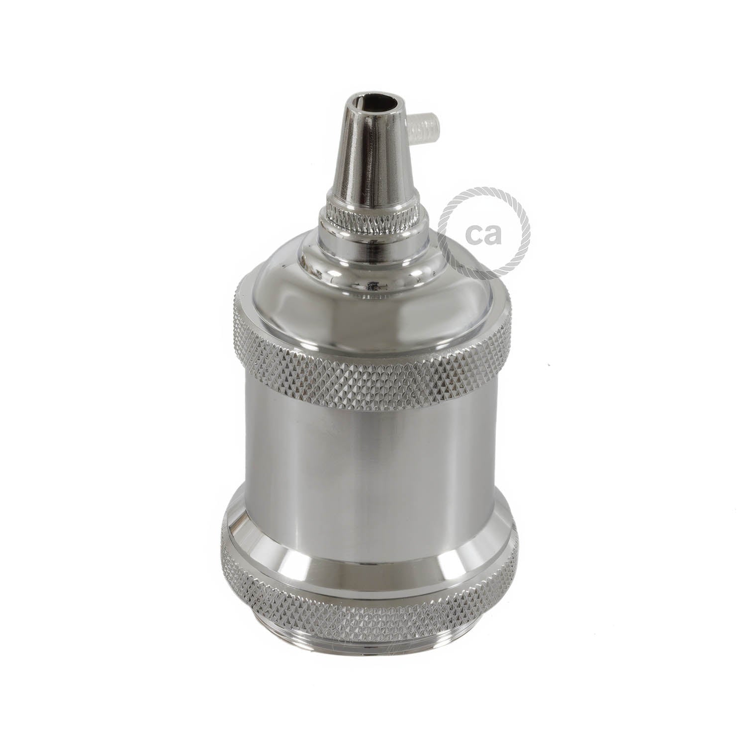 Vintage Style - single ferrule E26 light bulb socket kits - Chrome